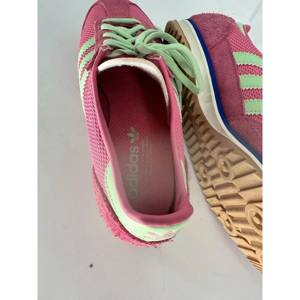 Adidas Women's SL 72 OG Size 8 Pink Fusion Green Spark |JI1879|